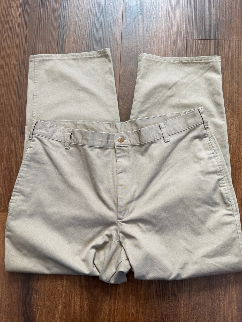 Vintage Duxbak 100% Cotton Canvas Workwear Hunting Pants Brown 38x30